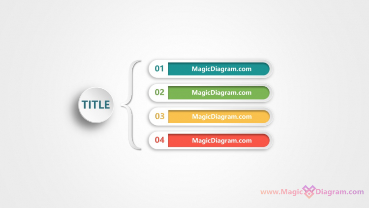 Разноцветный список