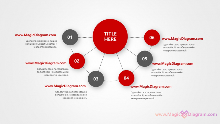 Круги вокруг полукруга