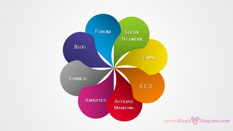 Восемь цветных лепестков