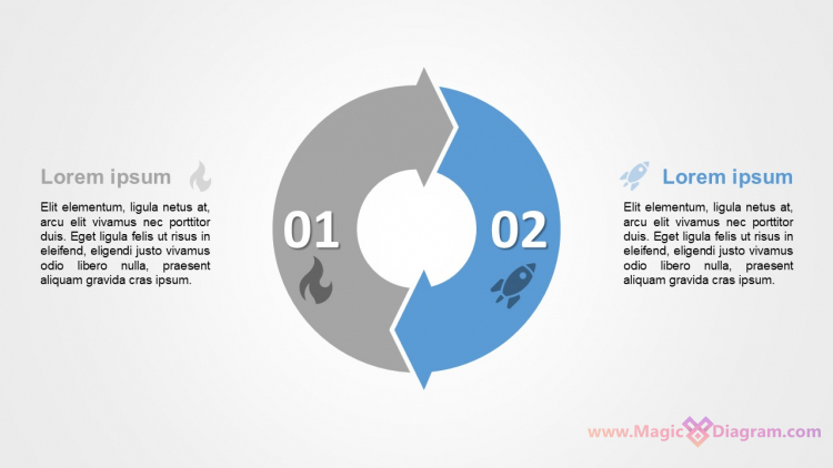 Две закольцованные стрелки